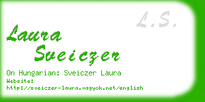 laura sveiczer business card